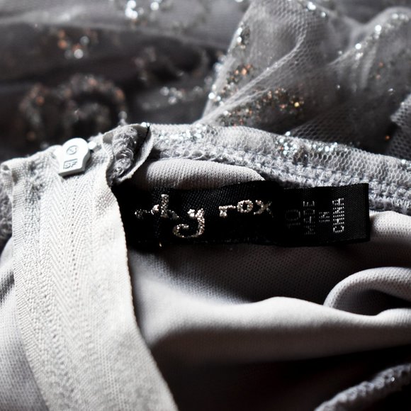 Glitter and Pink Ribbon Dress - Picture 6 of 6